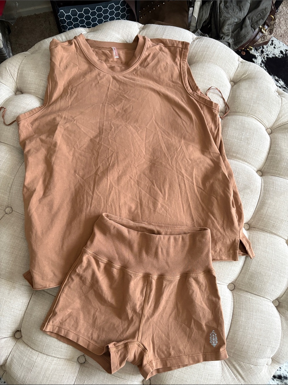FP Movement by Free People Hot Shot Micro Set in Camel